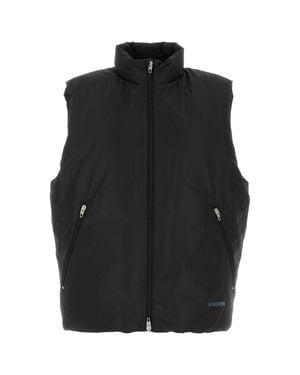 Jil Sander Mock Collar Jacket - Black