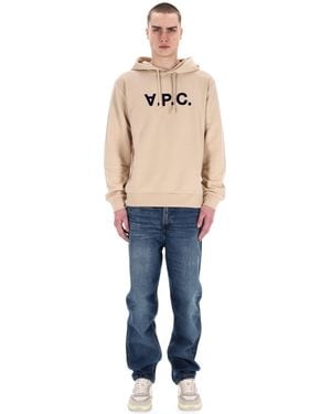 A.P.C. A. P.C. Relaxed Fit Sweater For - Blue