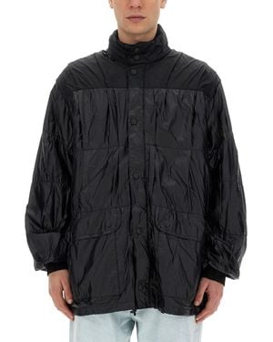 Our Legacy Crinkled Texture Nylon Jacket - Black