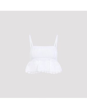 Alaïa Crinoline Top - White