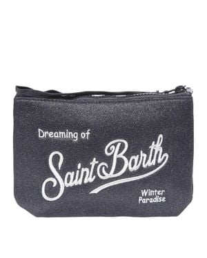 MC2 Saint Barth Aline Lurex Mini Pochette - Blue
