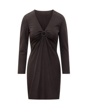 MICHAEL Michael Kors Chic Suit Sneak Mini Dress - Black