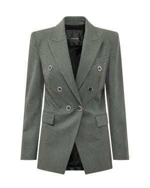 Pinko Hibiscus Jacket Blazer - Gray