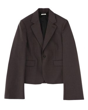 JW Anderson Cropped Trench Jacket - Black