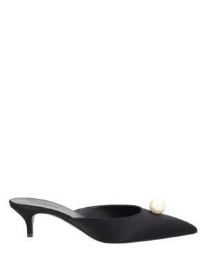 Magda Butrym Pearl Mules - White