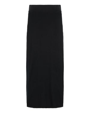 TOTEME Long Mesh Knit Skirt With Adjustable Waist - Black