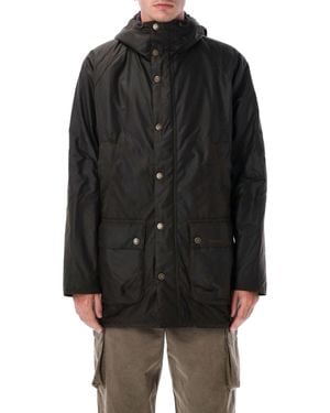 Barbour Bedale Waxed Cotton Parka - Black