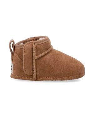 UGG Infant Suede Pull-On Booties - Brown