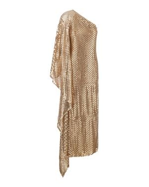 Taller Marmo Long Sequin Dress - Natural