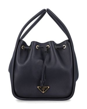 Prada Chic Calfskin Mini Bag For - Blue
