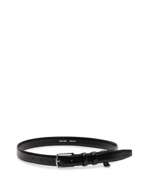 Coperni Signature Belt With Rectangle Buckle - White