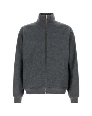 Jil Sander Mock Collar Jacket - Gray