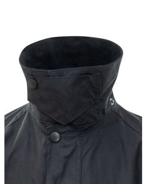 Barbour Cotton Cerato Jacket With Velvet Collar - Black