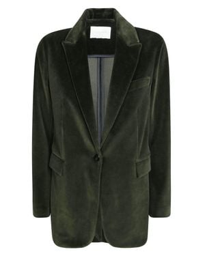 Circolo 1901 Smooth Velvet Blazer - Black