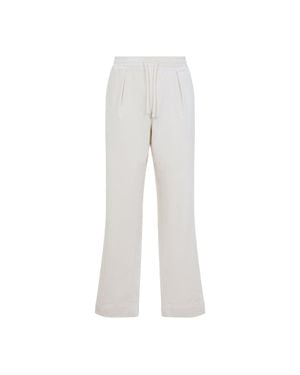 Ralph Lauren Regular Straight-Leg Cotton Pant - Gray