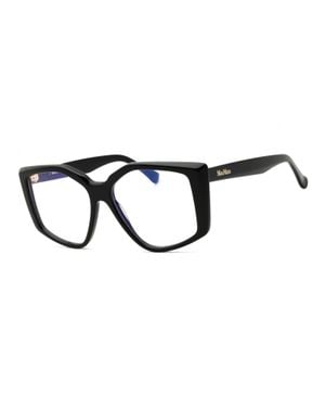 Max Mara Oversized Designer Eyeglasses For - Black