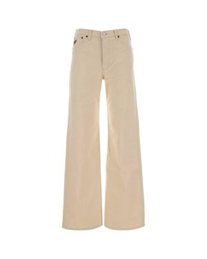 Lois Sand Stretch Denim Lindsay Wide-Leg Jeans - Natural
