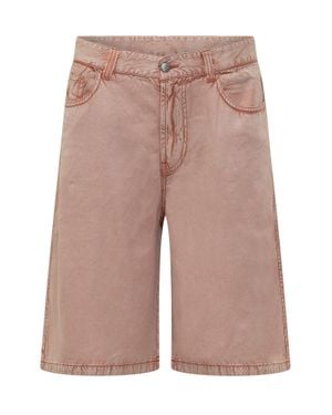 DIESEL Knee-Length Mini Shorts - Pink