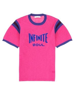 Wales Bonner T-Shirt "Soul" - Pink