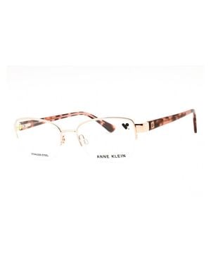 Anne Klein Sleek Rectangular Eyeglasses For - Multicolor