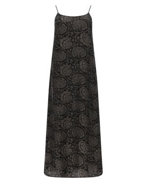Uma Wang Long Dress Anaya Viscose - Black