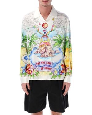 CASABLANCA Better Days Silk Shirt - White