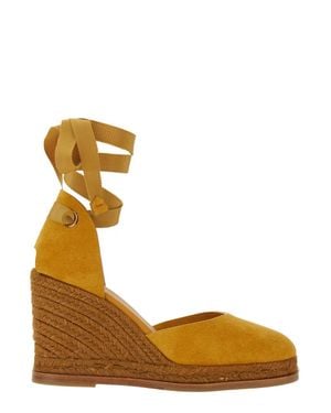 Castañer Wedges Camilla Suede - Metallic