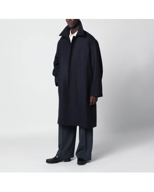 Studio Nicholson Oversized Wool Coat - Black