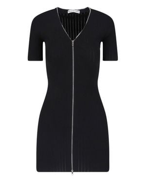 Alexander Wang Sculpted Stretch Mini Dress - Black