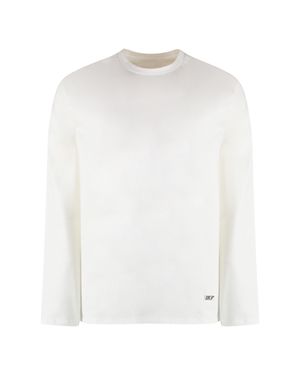 COUTR.COM Jil Sander Long-Sleeved Crewneck T-Shirt - White