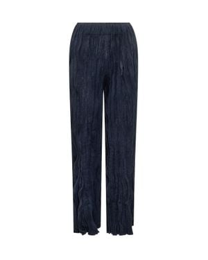 GONGDID DESIGN Straight-Leg Pants With Enhanced Comfort - Blue