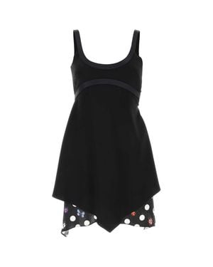 Versace Acetate Blend Mini Dress - Black