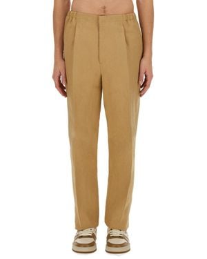 Fendi Canvas Pants - Natural