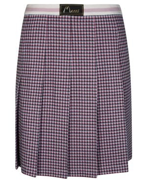 Marni Pleated Skirt - Purple