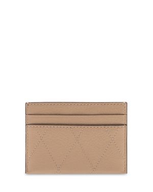 Tory Burch Elegant Mini Card Case - Natural