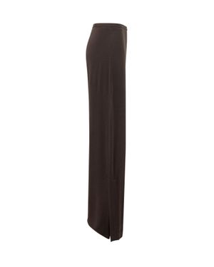 Alberta Ferretti Wide-Leg Pants - Brown