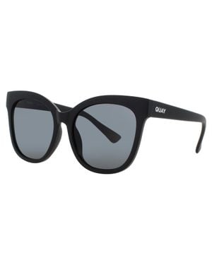 Quay It's My Way Sunglasses 50-20-154 Acetate Frame With Case - Black