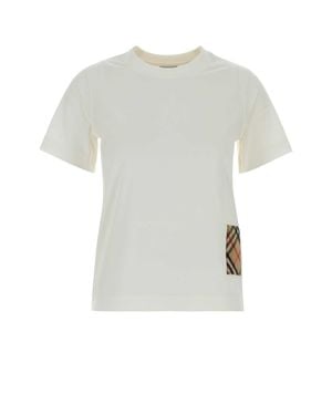 Burberry Cotton T-Shirt - White