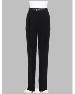Max Mara Carrot-Shape Cady Pants - Black