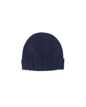 Drumohr 100% Cashmere Hat - Blue