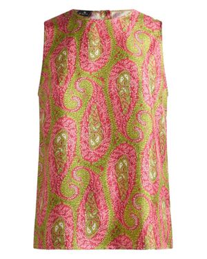 Etro Paisley Sleeveless Mini Dress - Multicolor