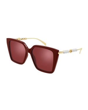 Gucci Gg1967S Mini Sunglasses - Red