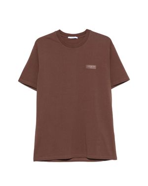 Givenchy Crewneck Sweatshirt With Grosgrain Chest Detail - Brown