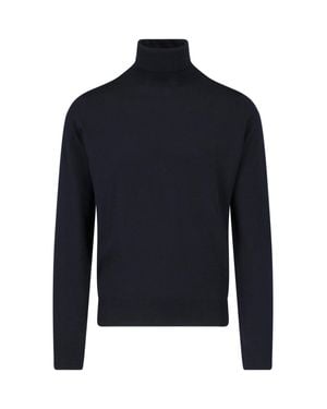 John Smedley Turtleneck Sweater - Blue