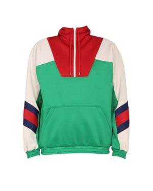 Gucci Lightweight Neoprene Zip-Up Jacket For - Green