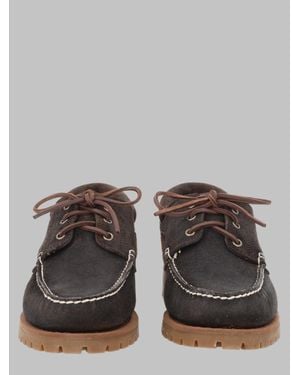 Sebago Leather Moccasin Acadia - Gray