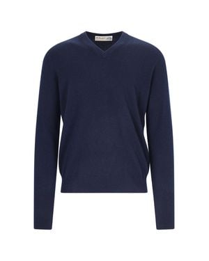 Ballantyne 100% Cashmere Crewneck Sweater - Blue