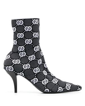 Gucci GG Knit Bootie - Black