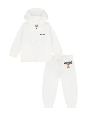 Moschino Mini Hooded Tracksuit - White
