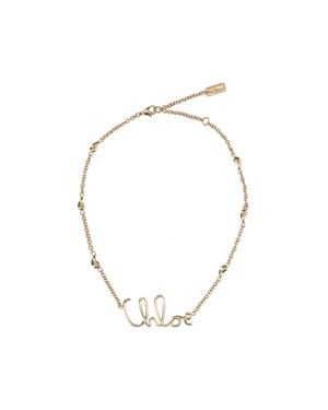 Chloé Brass Bijou Earrings - Metallic